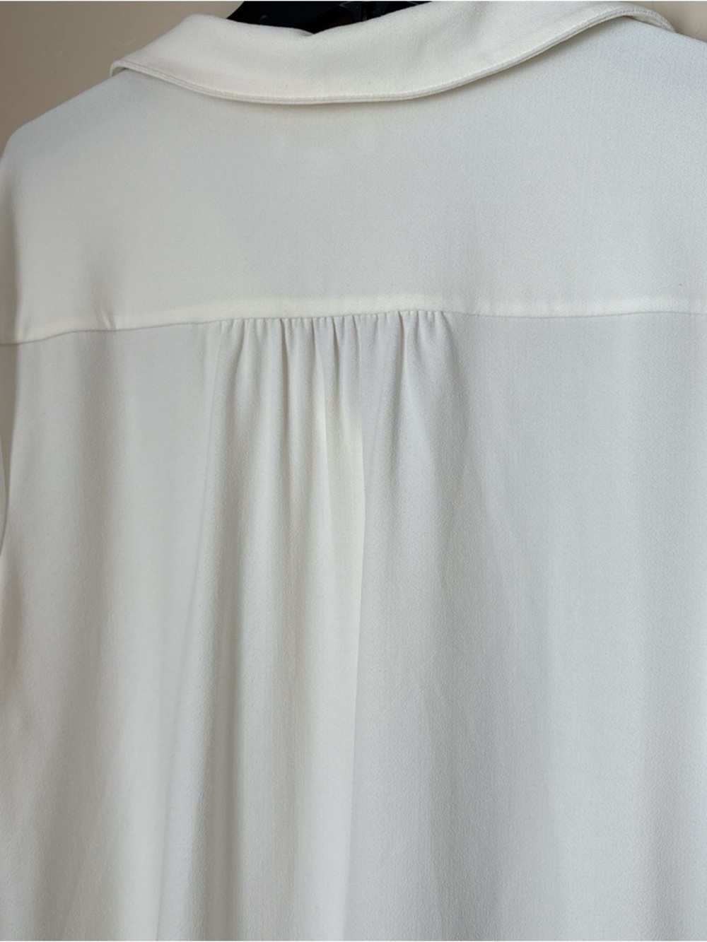 Charter Club Cream Button-Front Polo Tunic with Gold Buttons - Picture 4 of 6
